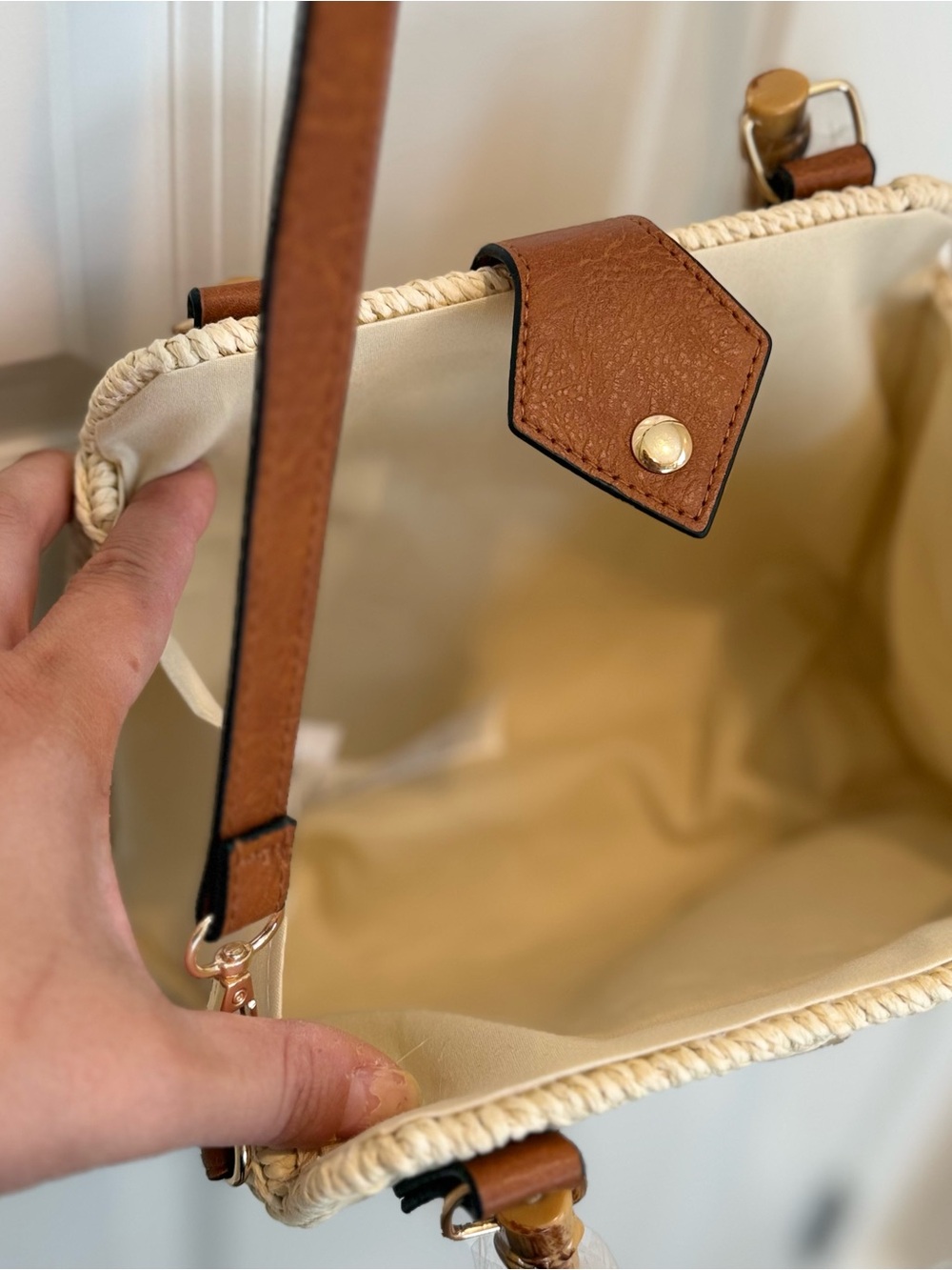 Intrend by Max Mara Bamboo-Handle Trapeze Bag Size: OS Spring /Summer - Picture 15 of 16
